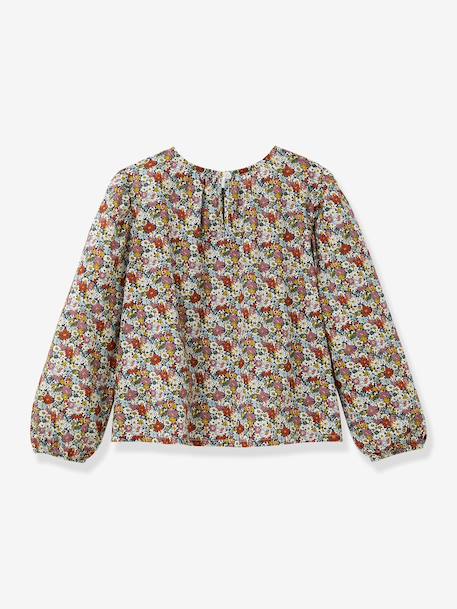 Blouse en tissu Liberty Libby fille rose - vertbaudet enfant 
