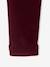 Slim Leg Corduroy Trousers for Boys bordeaux red+Tan - vertbaudet enfant 