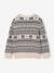 Pull garçon jacquard blanc imprimé - vertbaudet enfant 