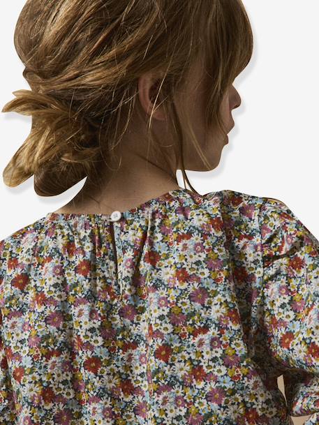 Blouse en tissu Liberty Libby fille rose - vertbaudet enfant 