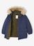 Parka garçon à capuche doublée polaire marine - vertbaudet enfant 