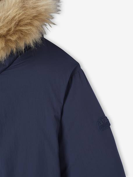 Hooded Parka for Boys navy blue - vertbaudet enfant 