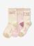 Set of 3 Pairs of Christmas Socks for Girls ecru - vertbaudet enfant 