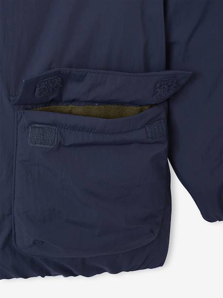 Hooded Parka for Boys navy blue - vertbaudet enfant 