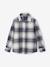 Boy's gingham flannel Christmas shirt chequered white - vertbaudet enfant 