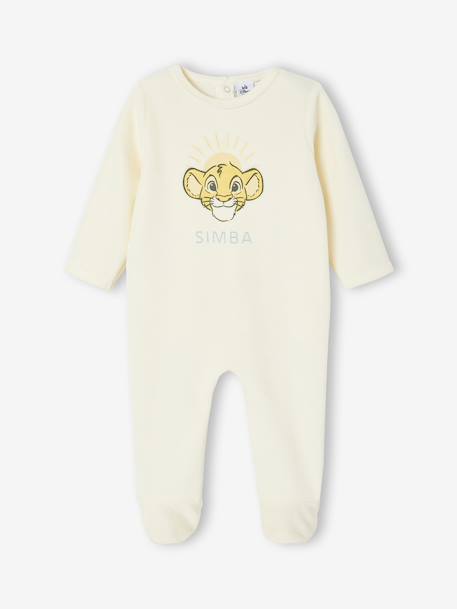 Pack of 2 Disney® Lion King Velour Sleepsuits sky blue - vertbaudet enfant 