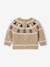 Baby boy Christmas jacquard jumper marl beige - vertbaudet enfant 