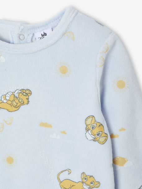 Pack of 2 Disney® Lion King Velour Sleepsuits sky blue - vertbaudet enfant 