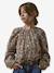 Blouse for Girls in Liberty Libby Fabric, CYRILLUS rose - vertbaudet enfant 