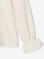 Tee-shirt fille col broderie anglaise écru - vertbaudet enfant 