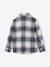Boy's gingham flannel Christmas shirt chequered white - vertbaudet enfant 