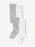 Pack of 2 Pairs of Tights for Girls marl grey - vertbaudet enfant 