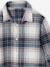 Boy's gingham flannel Christmas shirt chequered white - vertbaudet enfant 
