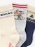 Set of 3 pairs of boys' Christmas socks in bouclé knit ecru - vertbaudet enfant 