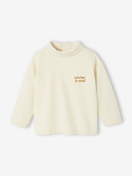 Pack of 2 High Neck Top, Basics navy blue+vanilla - vertbaudet enfant 