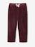 Loose-Fit Corduroy Trousers for Girls bordeaux red+chocolate+old rose - vertbaudet enfant 
