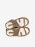 Lined Synthetic Trainers with Elasticated Laces and Hook-&-Loop Fasteners, for Boys brown - vertbaudet enfant 