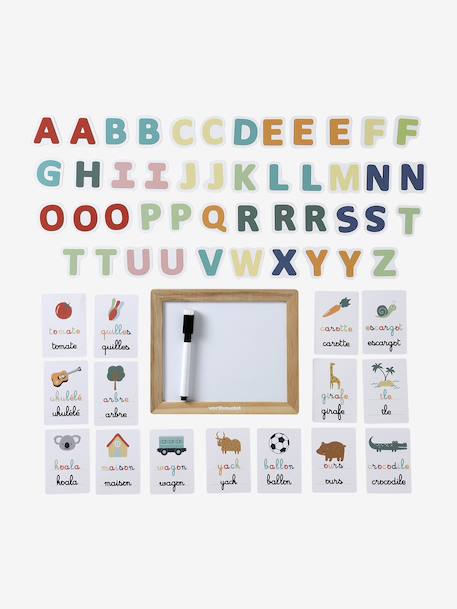 Learning Letters Blackboard in FSC® Wood white - vertbaudet enfant 