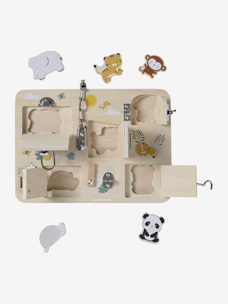 FSC® wooden 2-in-1 latch board wood - vertbaudet enfant 