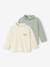Lot de 2 T-shirts col roulé marine+vanille - vertbaudet enfant 