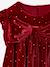Christmas Dress with Smooth Velour Bow for Girls red - vertbaudet enfant 