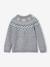 Pull mixte jacquard noël capsule famille gris chiné - vertbaudet enfant 