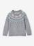 Christmas Jacquard Jumper for Boys, Family Capsule Collection marl grey - vertbaudet enfant 