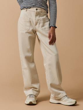 Girls-Girl's straight-leg jeans by CYRILLUS 