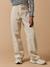 Girl's straight-leg jeans by CYRILLUS ecru - vertbaudet enfant 