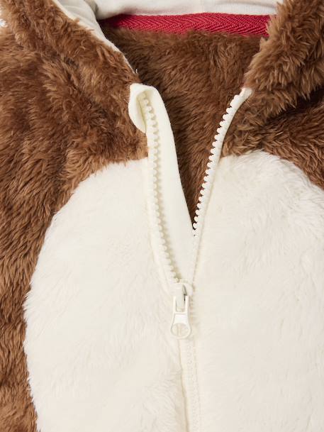 Reindeer Onesie for Newborns pecan nut - vertbaudet enfant 