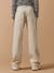 Girl's straight-leg jeans by CYRILLUS ecru - vertbaudet enfant 