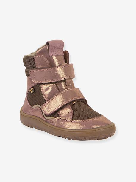Girls' BAREFOOT TEX WINTER FRODDO winter boots blush - vertbaudet enfant 