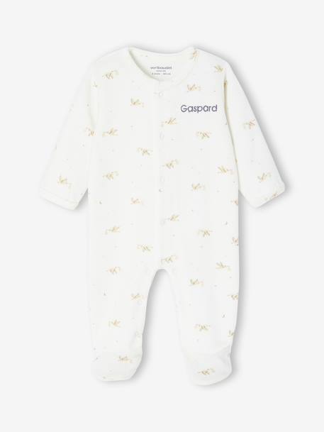 Set of 3 Items for Newborns: 1 Sleepsuit + 2 Bodysuits ecru - vertbaudet enfant 