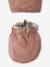 Pramsuit Lined in Faux Leopard Fur for Newborns dusky pink - vertbaudet enfant 