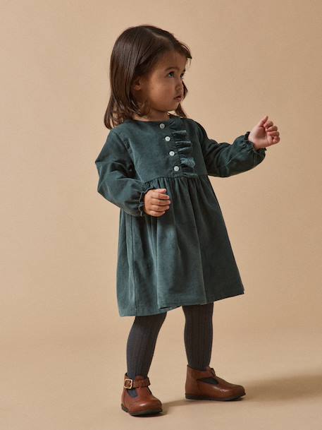 CYRILLUS baby velvet dress