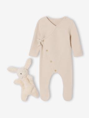-2-Piece Set for Newborns: Jumpsuit + Beanie
