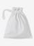 Beanie, Mittens & Booties + Pouch Set for Newborns marl beige+white - vertbaudet enfant 
