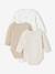 Pyjama bébé en velours + 2 bodies coffret cadeau naissance écru - vertbaudet enfant 