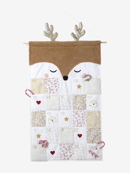 Sherpa Reindeer Advent Calendar golden beige - vertbaudet enfant 