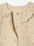 Fancy Knit Newborn Cardigan with Frilled Collar marl beige - vertbaudet enfant 