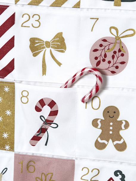 Fabric garland advent calendar golden beige - vertbaudet enfant 