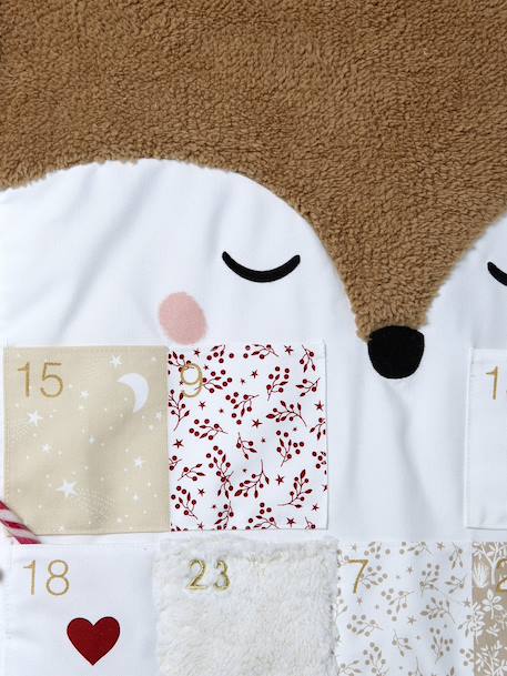 Sherpa Reindeer Advent Calendar golden beige - vertbaudet enfant 