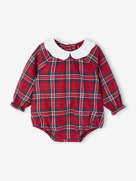 Christmas Ensemble for Babies: Romper & Tights, Vertbaudet x ENVIE Collab. red - vertbaudet enfant 