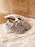 Elasticated, Soft Leather Slip-Ons for Babies pale pink+printed beige - vertbaudet enfant 