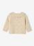 Fancy Knit Newborn Cardigan with Frilled Collar marl beige - vertbaudet enfant 
