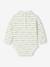 Pack of 2 Bodysuits in Interlock, 1 Striped + 1 Plain, for Newborns beige - vertbaudet enfant 
