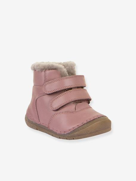 Boots garçon PAIX UP WINTER Froddo bleu+bleu nuit+caramel+vieux rose - vertbaudet enfant 