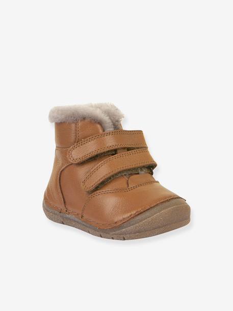 Boots garçon PAIX UP WINTER Froddo bleu+bleu nuit+caramel+vieux rose - vertbaudet enfant 