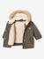 Parka + lightweight jacket 3-in-1 for babies old rose+olive - vertbaudet enfant 