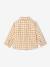Gingham velvet baby shirt caramel - vertbaudet enfant 
